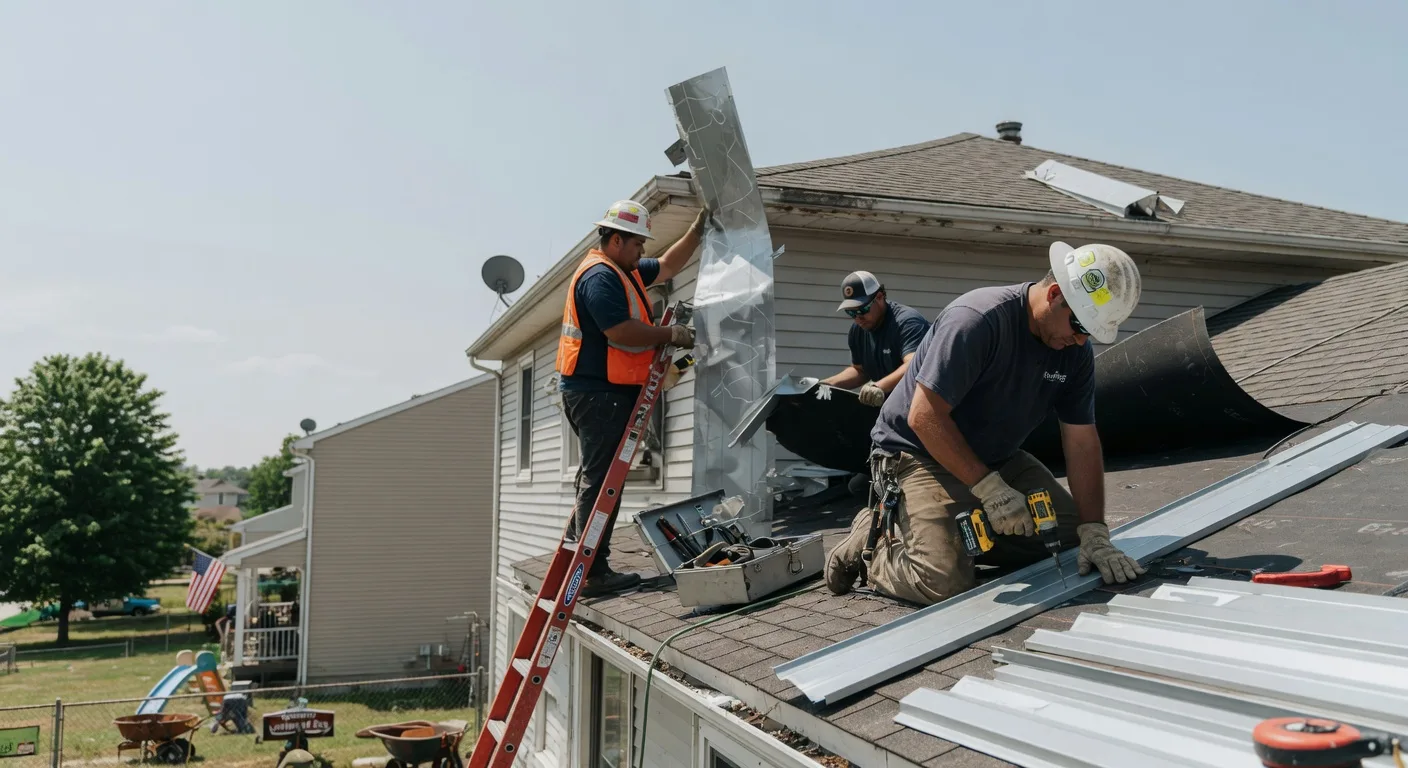 Metal Roof Repair in Hooversville, PA